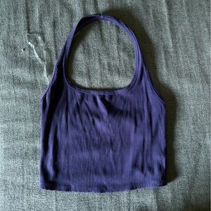 Target Deep Purple Ribbed Top